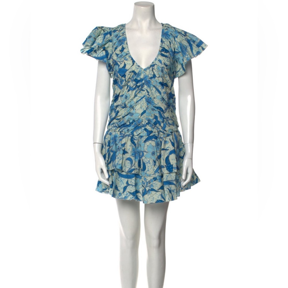 Love the label printed mini dress size XS worn once